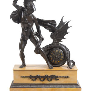 An Empire Bronze Mounted Sienna