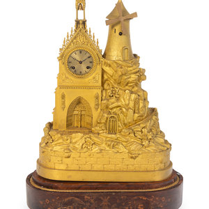 A French Gilt Bronze Cathedral-Form