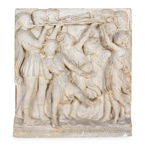 A Neoclassical Style Plaster Relief 34a236