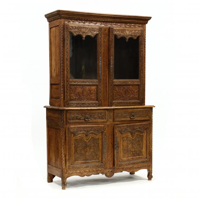 FRENCH PROVINCIAL CARVED PINE BUFFET