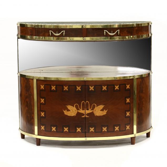 FRENCH ART DECO MAHOGANY INLAID