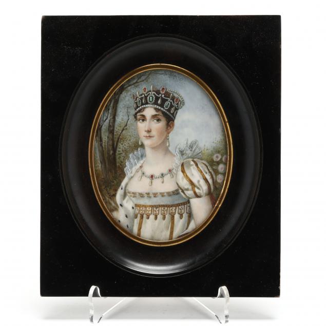 PORTRAIT MINIATURE OF EMPRESS JOSEPHINE 34a2a7