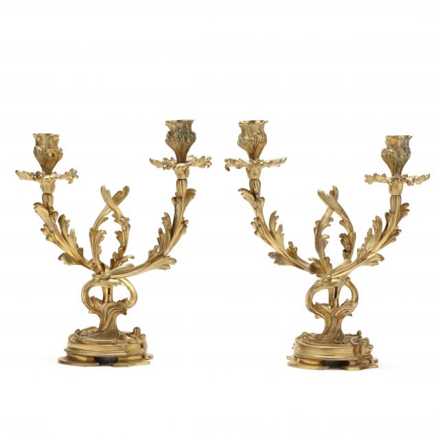 PAIR OF LOUIS XV STYLE FIGURAL