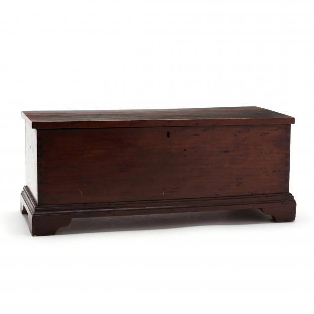 ANTIQUE DOVETALIED VALUABLES BOX