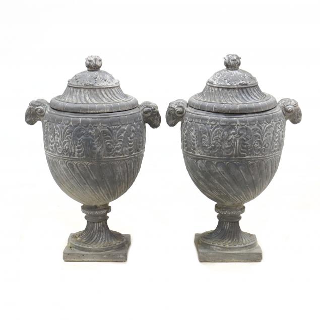 PAIR OF NEOCLASSICAL STYLE LIDDED 34a309