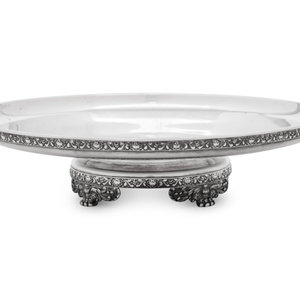 A Tiffany and Co Silver Footed 34a351