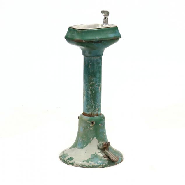 MID-CENTURY IRON PARK WATER FOUNTAIN