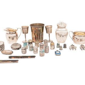 A Collection of American Silver Hollowware