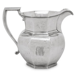 An American Silver Water Pitcher
Howard