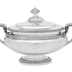 An American Silver Covered Tureen Gorham 34a3bd
