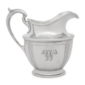 An American Silver Water Pitcher Wm  34a3cf