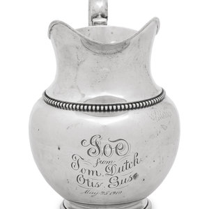 An American Silver Water Pitcher Wm  34a3d1