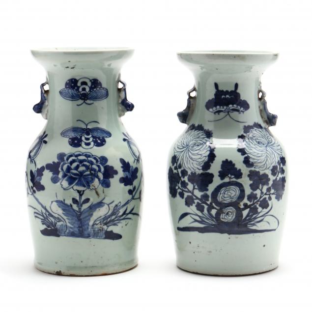 A NEAR PAIR OF CHINESE CELADON 34a3ea