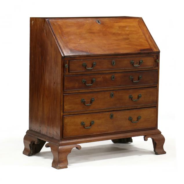 ENGLISH CHIPPENDALE MAHOGANY SLANT 34a435