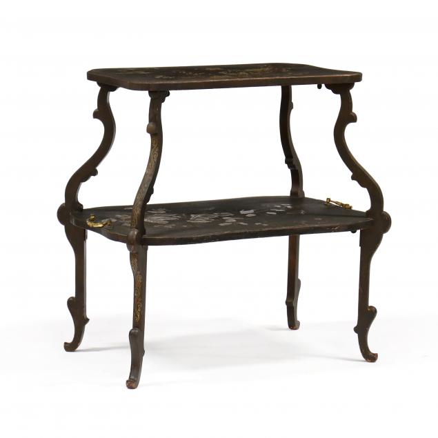 CHINOISERIE TWO TIERED SERVING 34a439