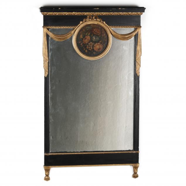 NEOCLASSICAL STYLE PAINTED MIRROR 34a457