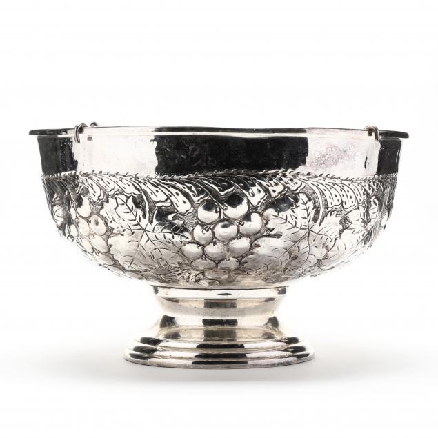 LARGE SILVERPLATE PUNCH BOWL 20th 34a481