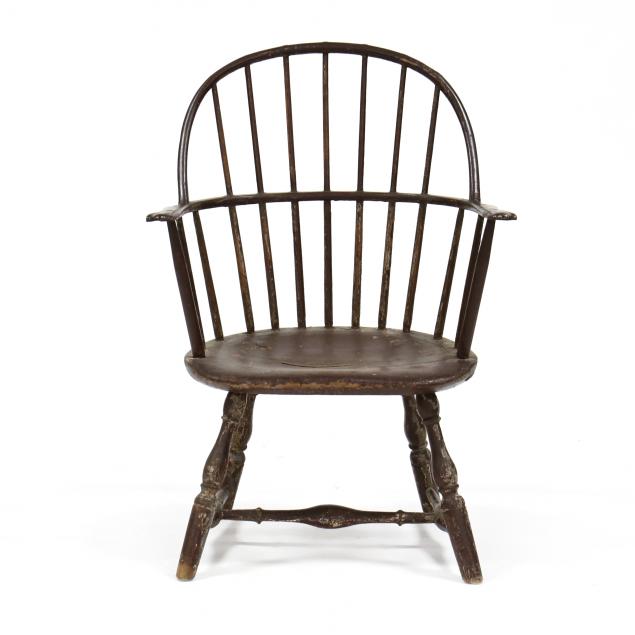 SOUTHERN WINDSOR BOW BACK ARMCHAIR Late