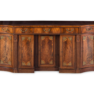 A Regency Mahogany Sideboard with