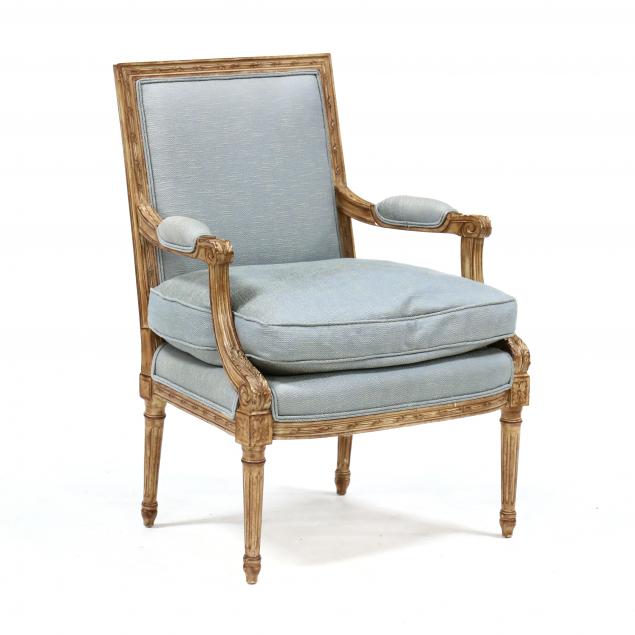 LOUIS XVI STYLE CARVED AND UPHOLSTERED 347db8