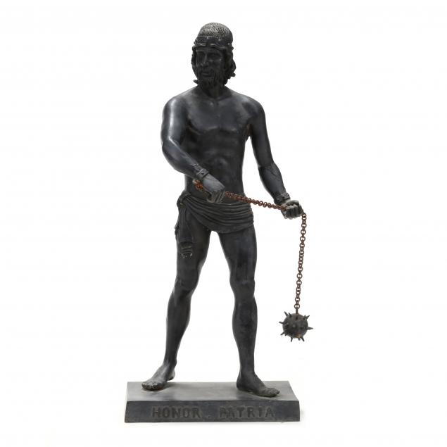 CAST BRONZE STATUE OF A GLADIATOR 347e4c