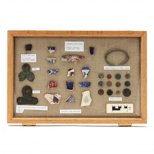 COLLECTION OF EXCAVATED EARLY AMERICAN