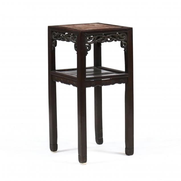 ANTIQUE CHINESE CARVED ROSEWOOD