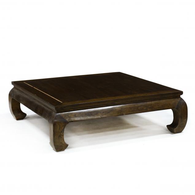 CHINESE HARDWOOD LOW COFFEE TABLE 3480f2
