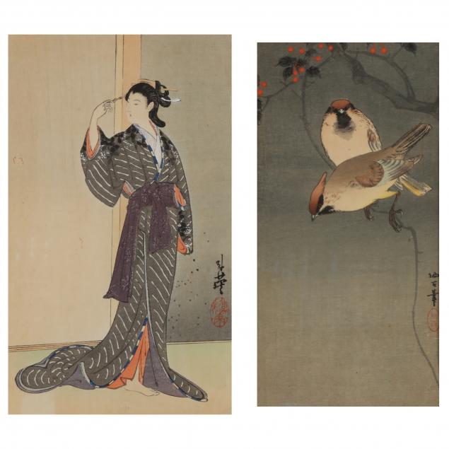 TWO JAPANESE WOODBLOCK PRINTS 