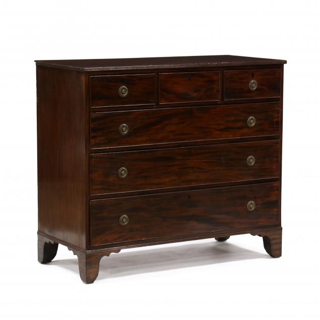 ANTIQUE ENGLISH MAHOGANY CHEST