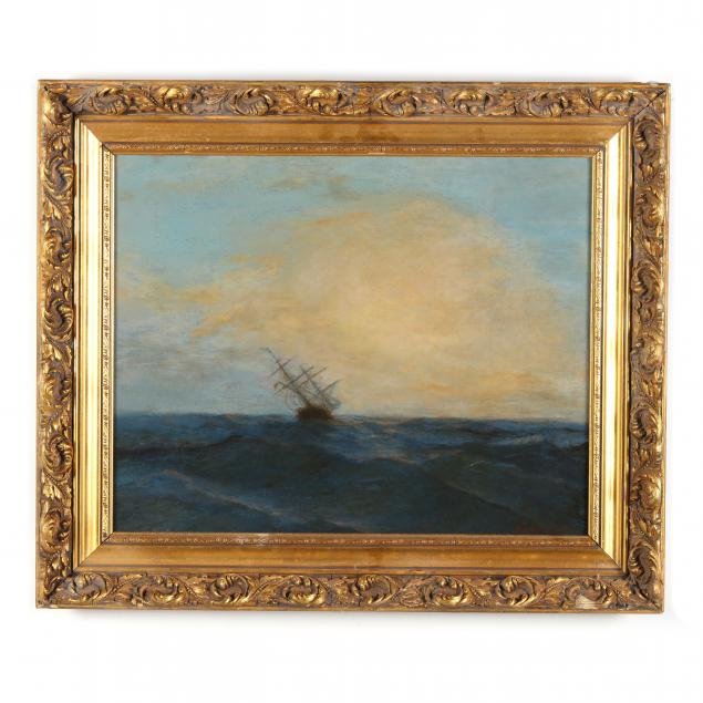 A VINTAGE MARITIME PAINTING OF