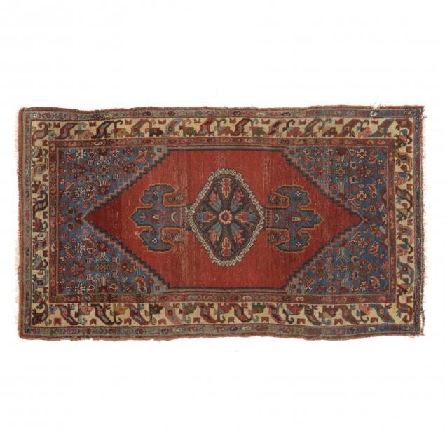 HAMADAN AREA RUG Red field with 34814a