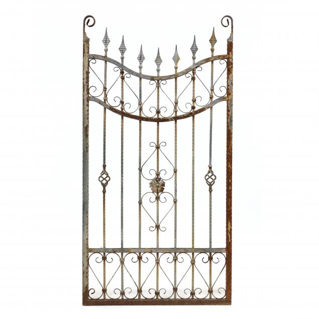TALL CAST IRON FENCE PANEL Late