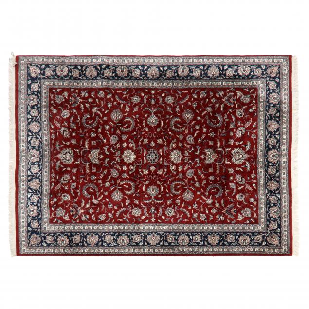 INDO ISFAHAN RUG Red field with 3481d1