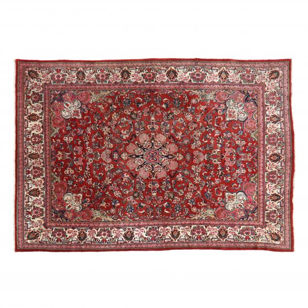 ORIENTAL CARPET Red field with 3481d2