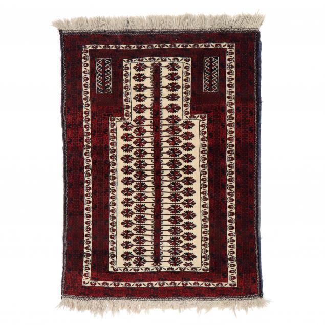 BALUCH AREA RUG With ivory niche  3481d9