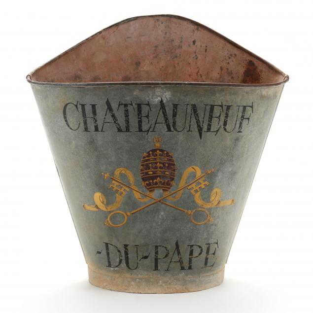 TOLE DECORATED GRAPE HOD FOR CHATEAUNEAUF