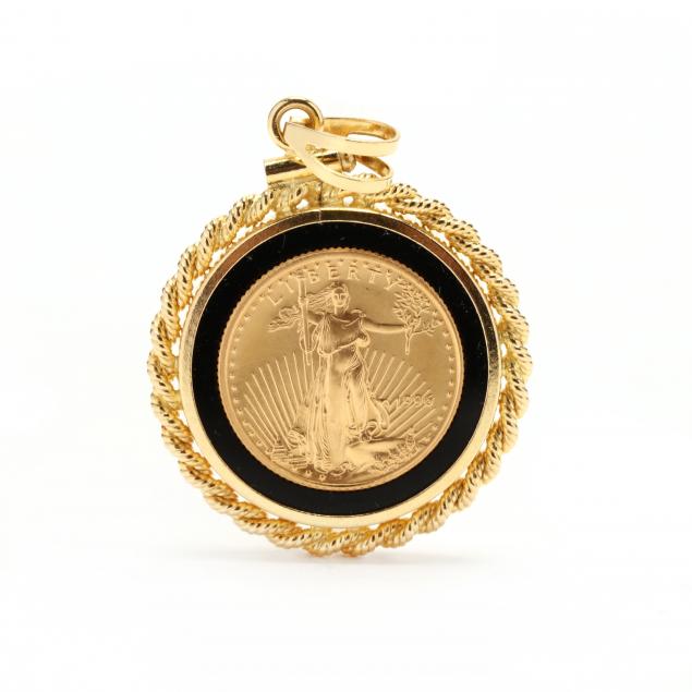 GOLD COIN PENDANT The gold 1996 34829a