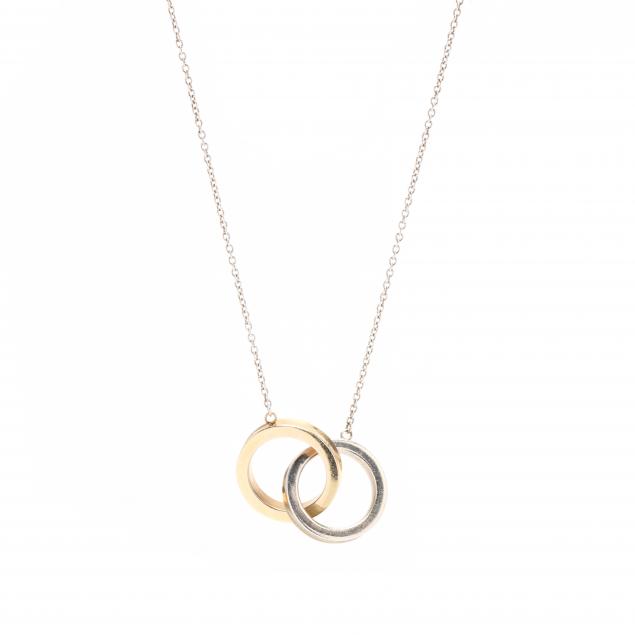 SILVER AND GOLD NECKLACE BY TIFFANY