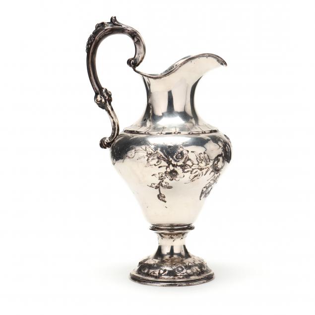 A NEW YORK COIN SILVER EWER Mark 348361