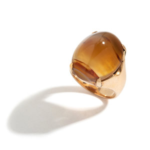 ROSE GOLD AND AGATE RING
Containing