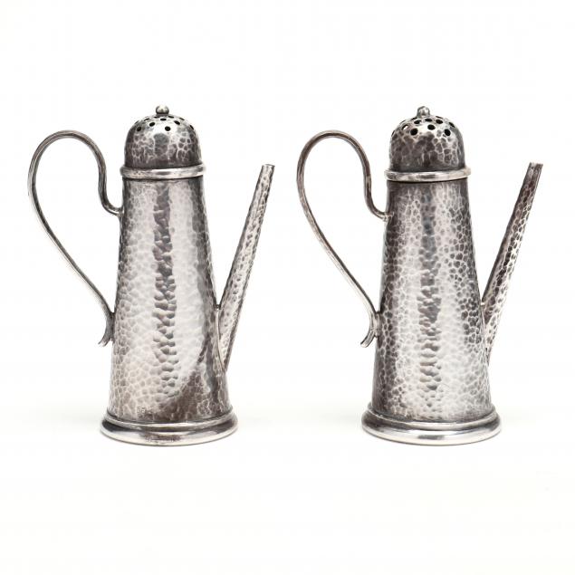 A PAIR OF STERLING SILVER CHOCOLATE