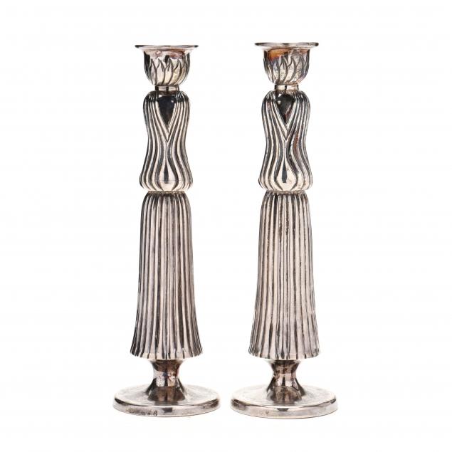 A PAIR OF STERLING SILVER FIGURAL 34840a