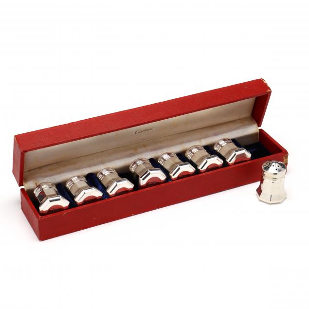 CASED SET OF EIGHT CARTIER INDIVIDUAL 348410