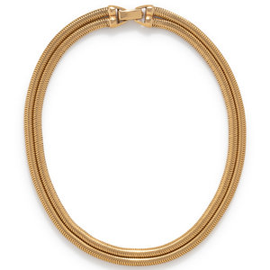 YELLOW GOLD NECKLACE Consisting 348413