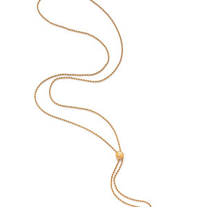 YELLOW GOLD FOB CHAIN NECKLACE
Consisting