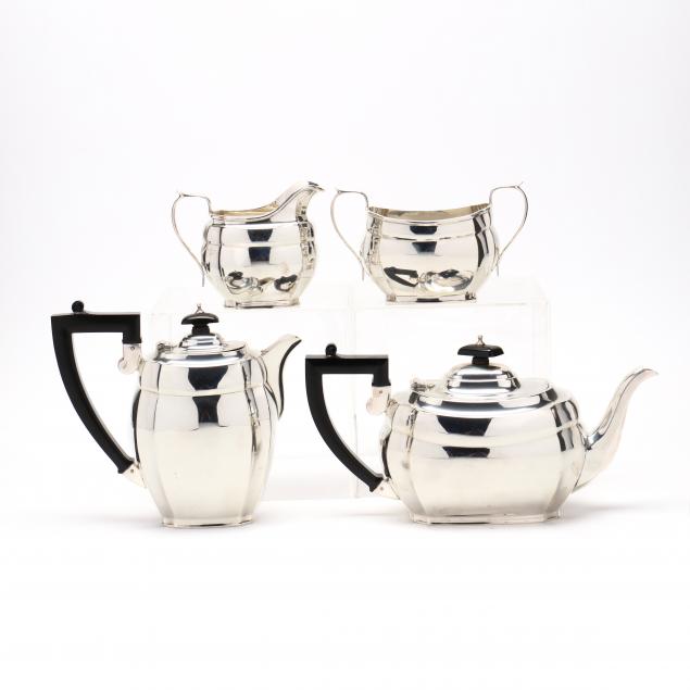 GEORGE V SILVER TEA SET Mark of 348449