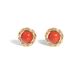 CELLINO YELLOW GOLD AND CORAL 348466