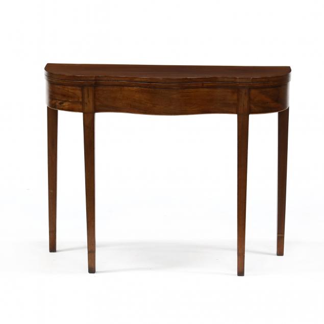 GEORGE III MAHOGANY SERPENTINE 348486