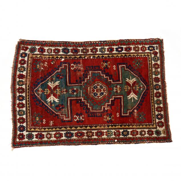TURKISH AREA RUG Red field with 3484aa
